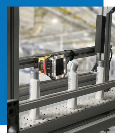 Ispezione in linea con sistema di visione Cogenx: consumer products