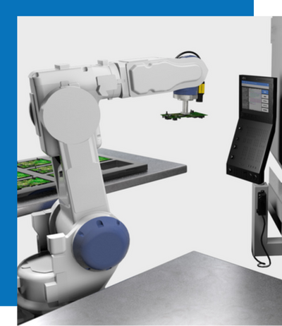 Robotica e sistema di visione Cognex