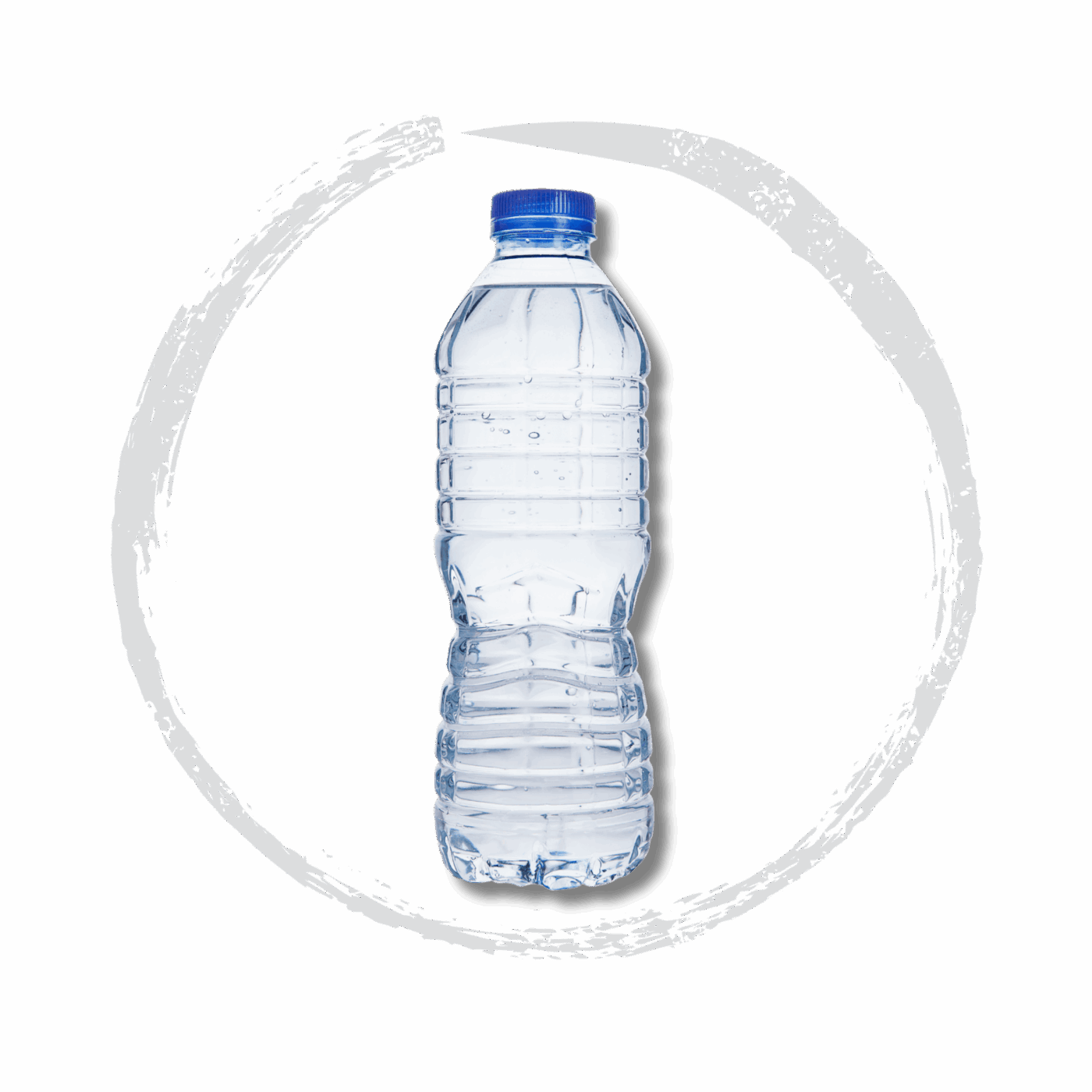 Bottiglia in plastica su cui effettuare controllo qualità con i sistemi di visione